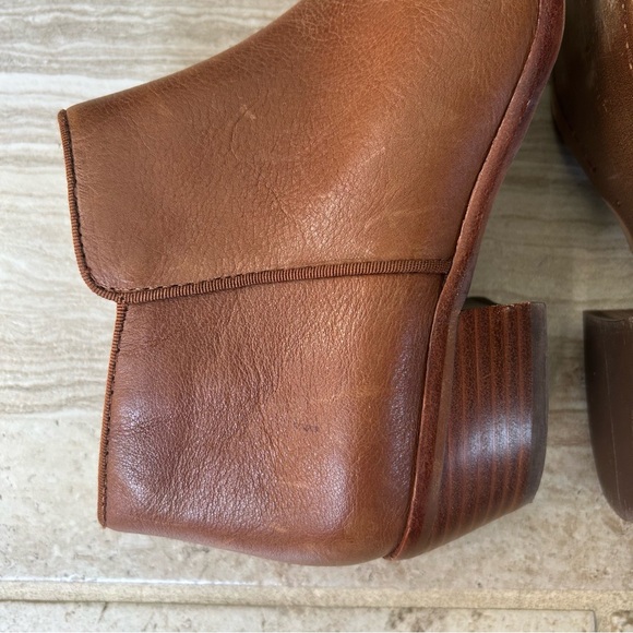 Sam Edelman Petty Chelsea Brown Leather Ankle Bootie, Size 8. - Picture 9 of 12